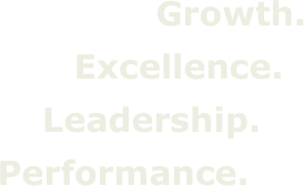 Growth. Excellence. Leadership. Performance.